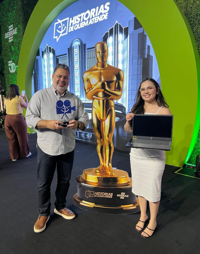 Representante da Sala do Empreendedor no Prêmio Nacional Sebrae Histórias de Quem Atende 2025